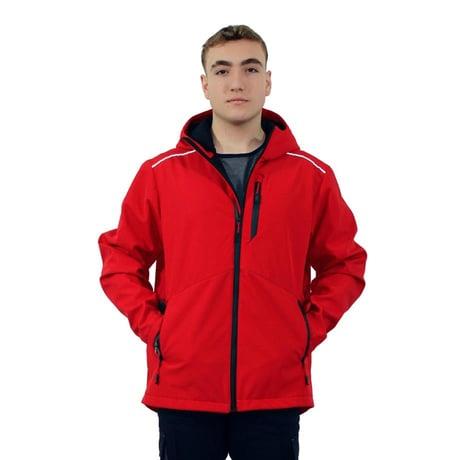 Persmont SMK03 Kırmızı Kapüşonlu Softshell Mont