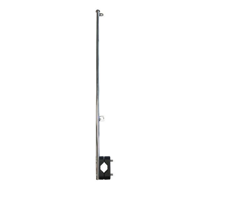 Vardevela Montajlı Krom Bayrak Direği 50cm