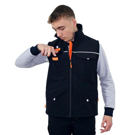 Persmont PYS05 Unisex Siyah Softshell Plus Yelek