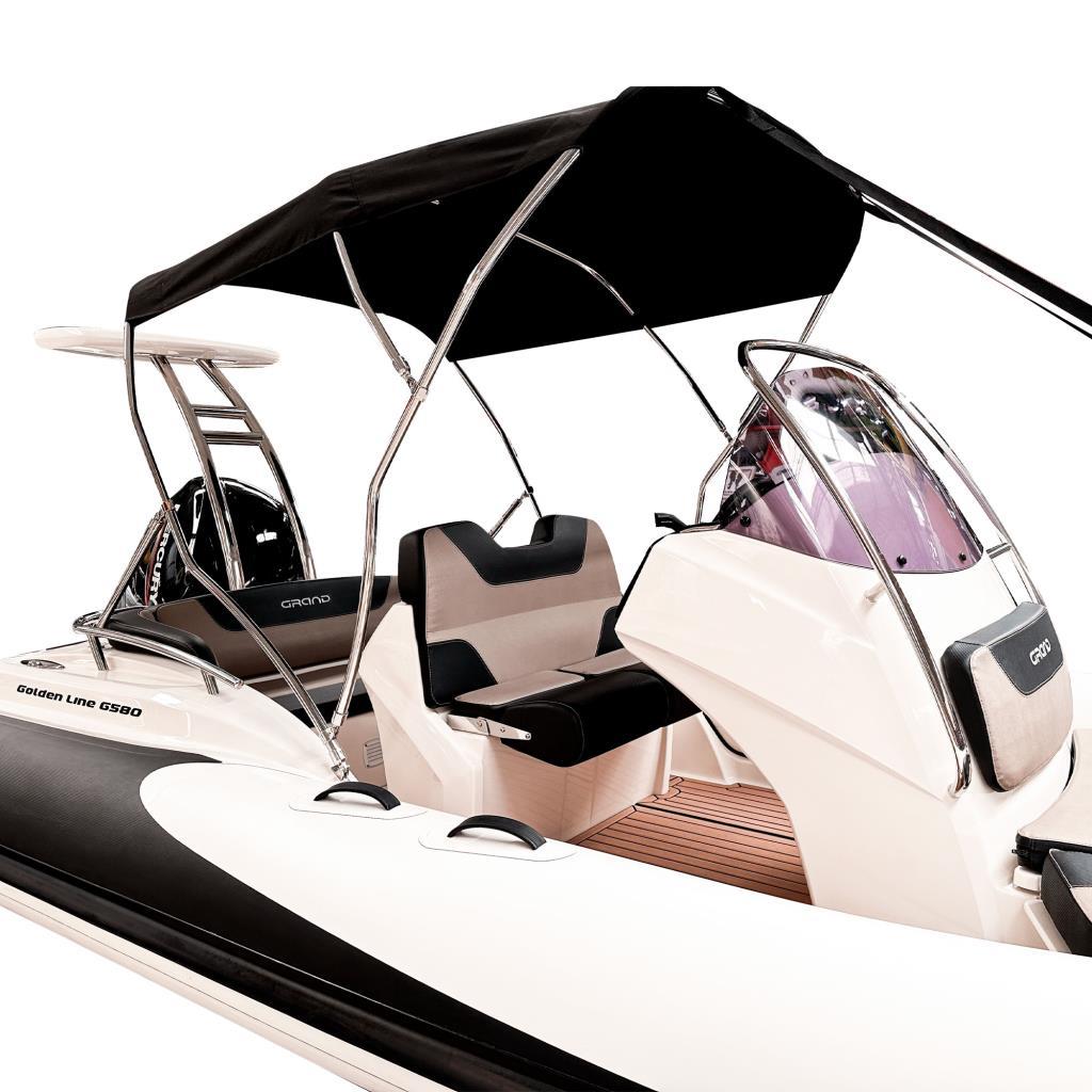 Grand G580HGLF Fiber Tabanlı Bot + 150hp Mercury Motorlu