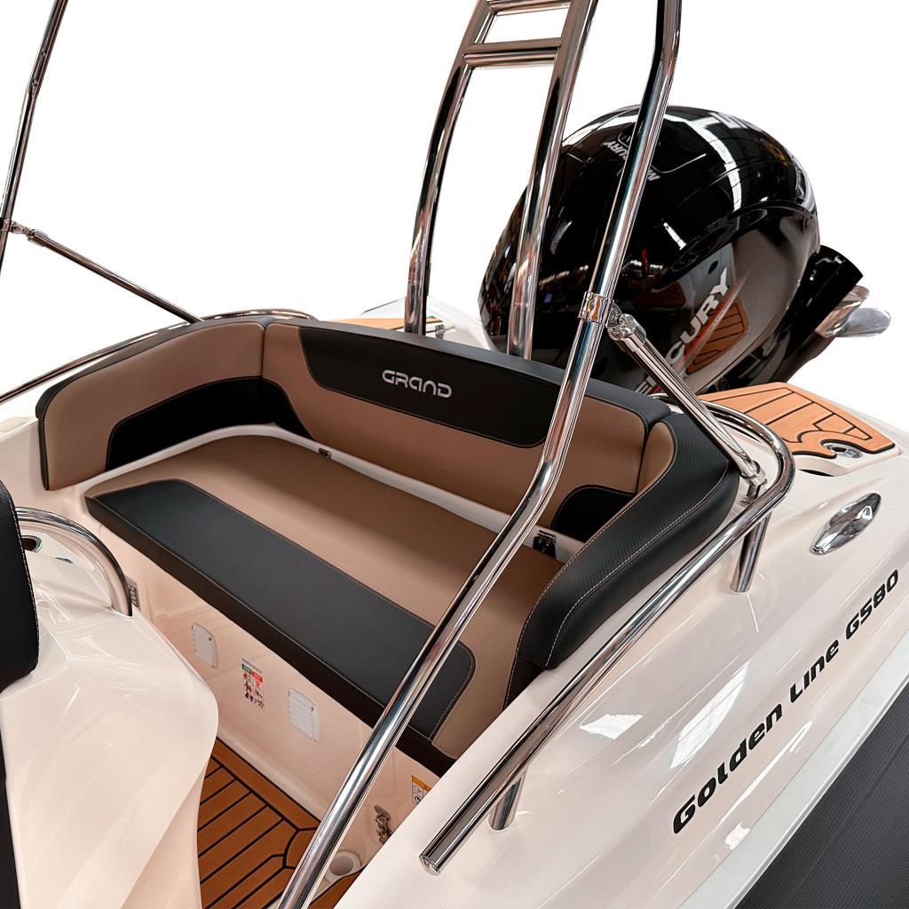 Grand G580HGLF Fiber Tabanlı Bot + 150hp Mercury Motorlu