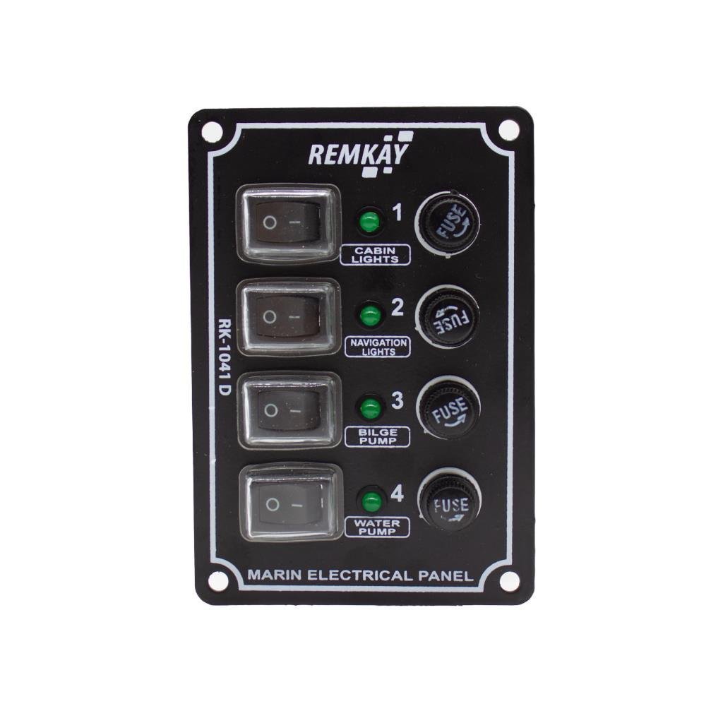 Remkay 12V İzoleli Dikey Switch Panel
