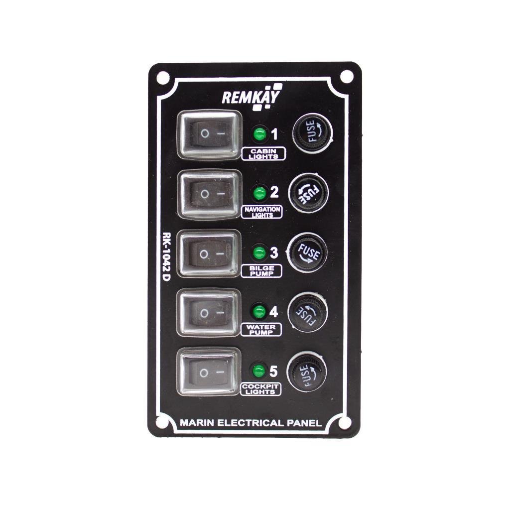 Remkay 12V İzoleli Dikey Switch Panel