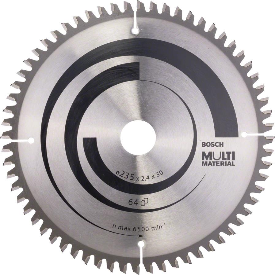 Bosch Multi Material Daire Testere 235x30mm 64 Diş