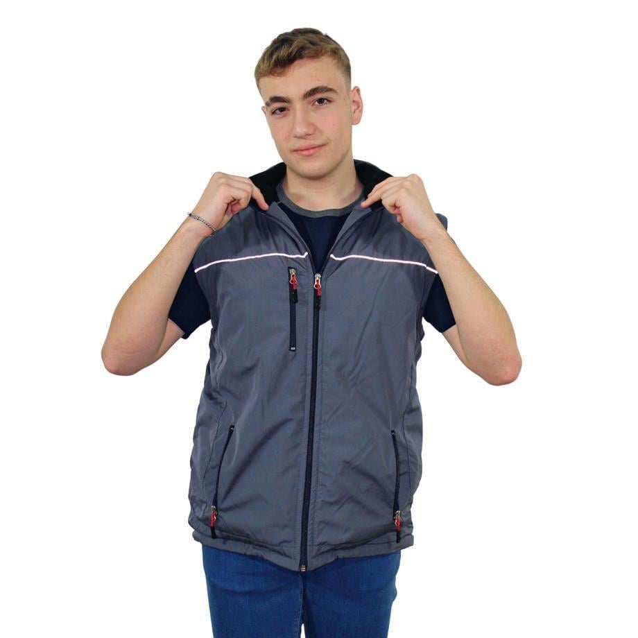 Persmont ÇK04 Gri Çıkma Kol Kaban