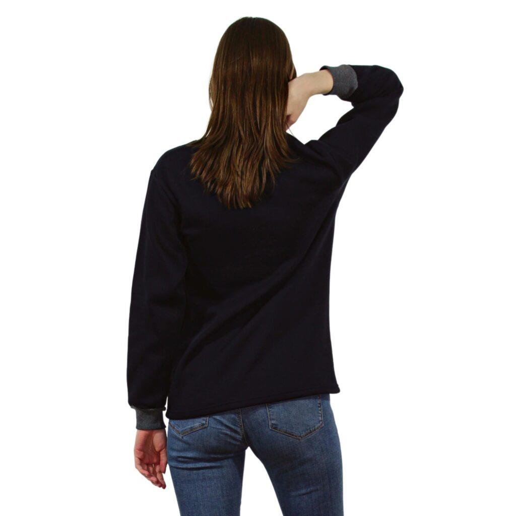 Persmont ÜBS06K Lacivert Üç İplik Sıfır Yaka Sweat