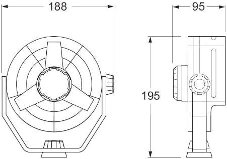 Hella Marine Turbo Vantilatör 12v