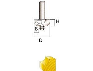 Kohertz Freze Bıçağı No:10 Ters Balık Sırtı