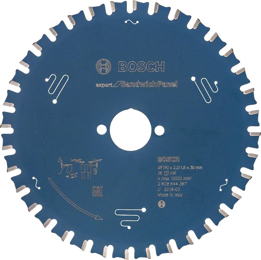 Bosch Metal İçin Daire Testere 190x30mm 36 Diş