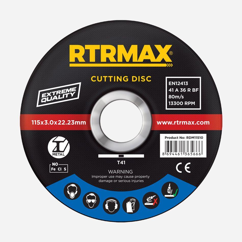 Rtrmax RDM18030 Metal Kesme Diski 180mm