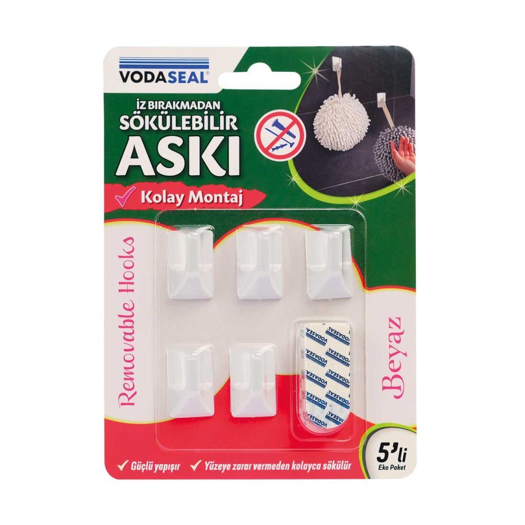 Vodaseal İz Bırakmadan Sökülebilir Askı 5li Paket