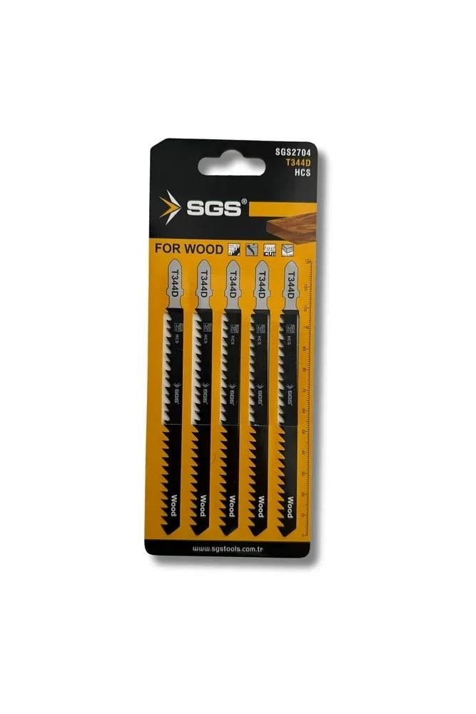 Sgs 2704 T344D Dekupaj Testere Bıçağı 5li paket