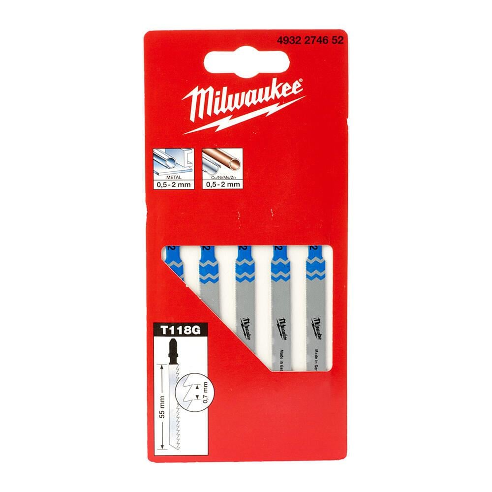 Milwaukee T118G Dekupaj Testeresi Bıçağı 5li Paket