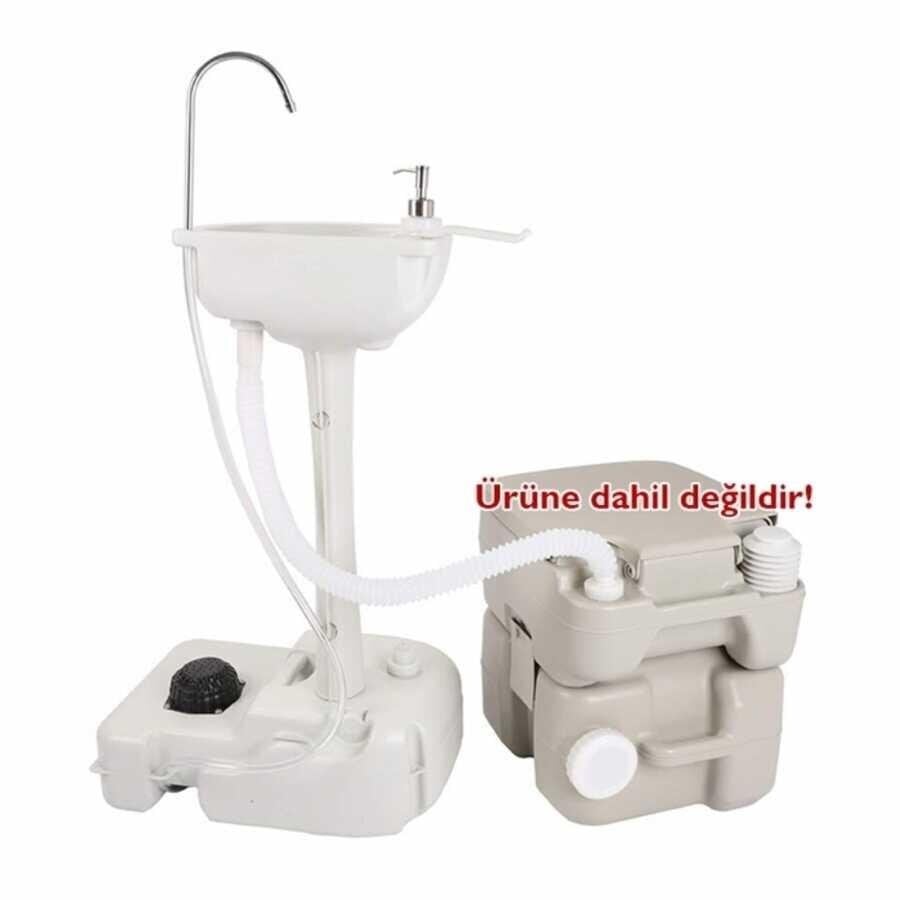 Porvaletti Portatif Lavabo 17lt Temiz Su Tanklı