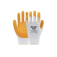 Beybi PN3 Sarı Nitril Eldiven No:10