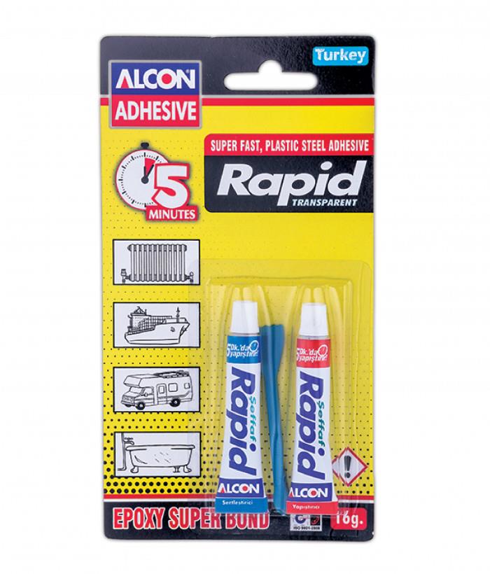 Alcon M-2205 Rapid Plastik Çelik Yapıştırıcı 16gr