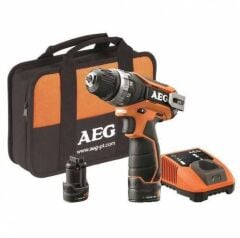 Aeg BS12C2'li Çift Akülü Matkap Vidalama 12v 2Ah