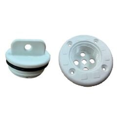 Saray Plastik Delikli Yuvarlak Miçoz 1''