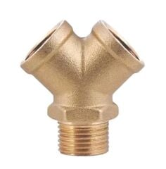 Sarı Erkek İkili Çatal 1/2''