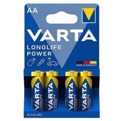 Varta Longlife Power Kalem Pil AA 4'Lü