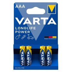 Varta Longlife Power İnce Kalem Pil AAA 4'Lü