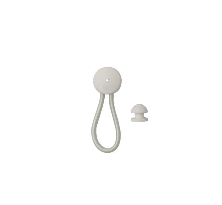 Saray Lastikli Tente ve Branda Klipsi Beyaz