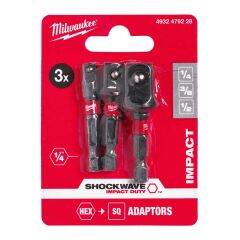 Milwaukee Hex Lokma Adaptör Seti 3 Parça