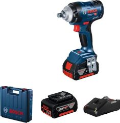 Bosch GDS18V-400 Akülü Darbeli Somun Sıkma Makinesi 2X5Ah