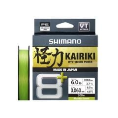 Shimano Kairiki 8+ Yeşil İp Misina 0,06mm 300m