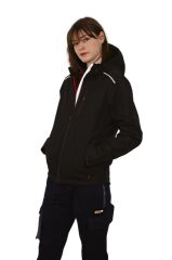 Persmont SMK05K Siyah Softshell Kapüşonlu Mont