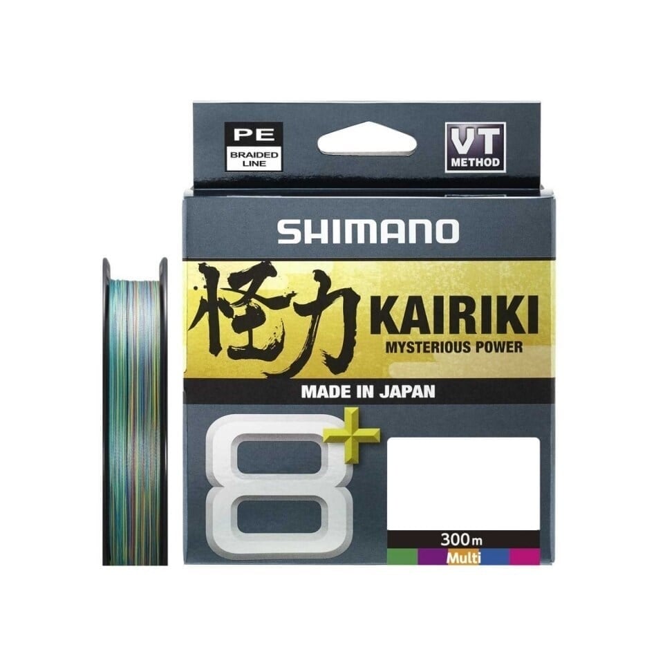 Shimano Kairiki 8+ Renkli İp Misina 300m 0.06mm