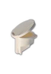 Sealux Beyaz Kapaklı Duş Yuvası