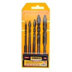 Dmax DMX4721 Çok Amaçlı Matkap Ucu Seti 5 Parça