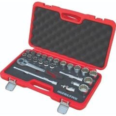 İzeltaş 1/2'' Oniki Köşe Lokma Anahtar Takımı 24 Parça Sae
