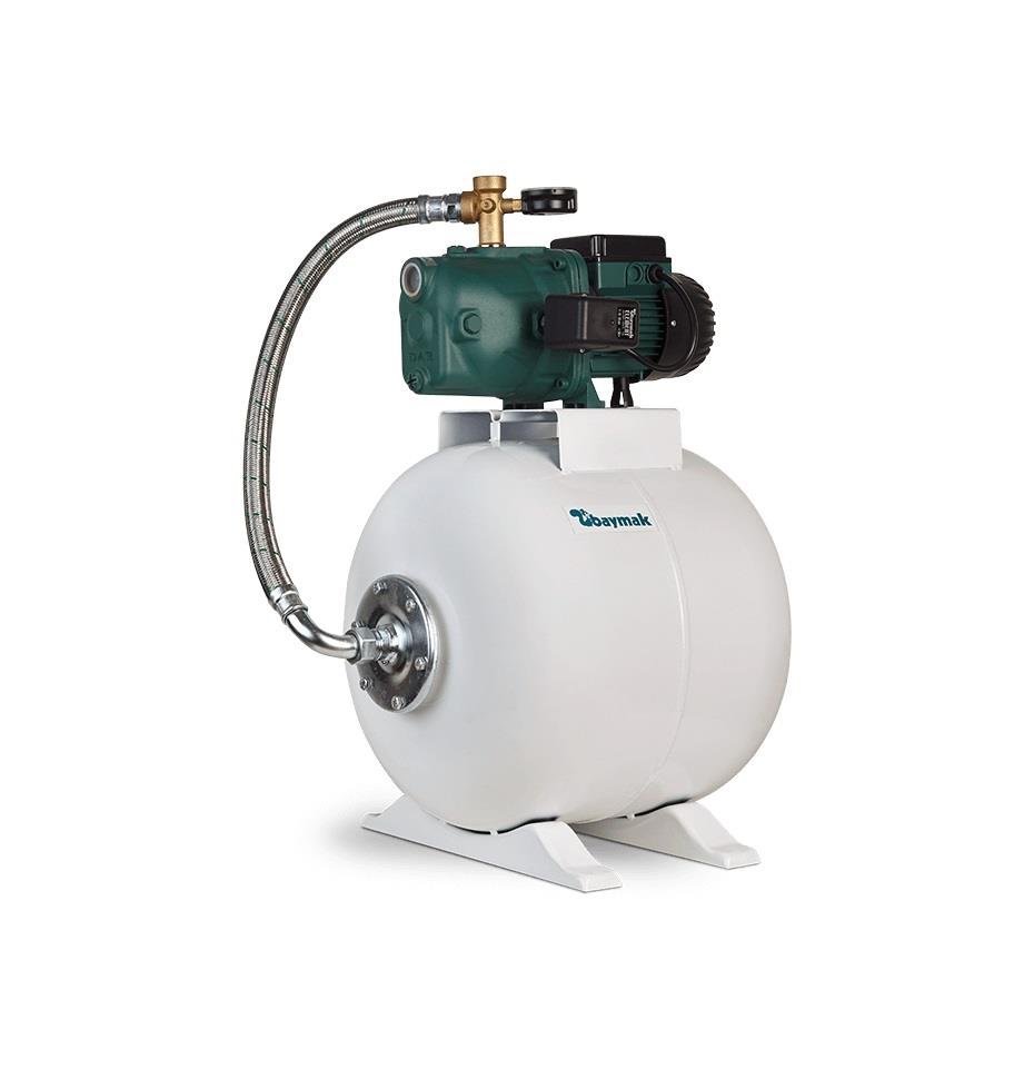 Baymak JET112 20lt Yatık Tanklı Hidrofor 1.36hp