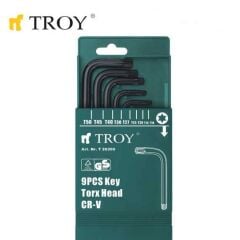 Troy T26200 Torx Allen Anahtar Seti 9 Parça