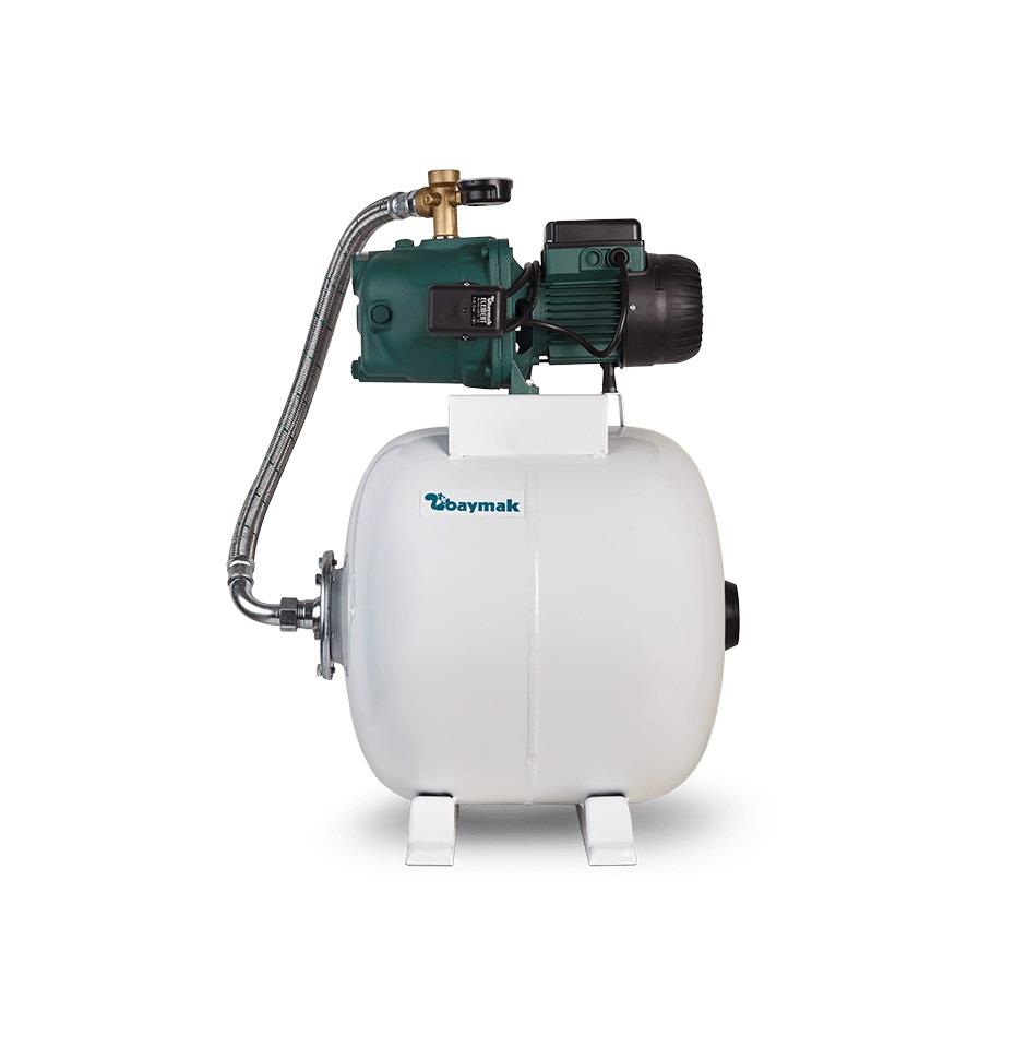 Baymak JET102M 20lt Yatık Tanklı Hidrofor 1hp
