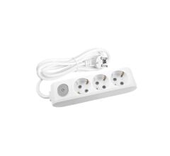 Viko Multi-let Üçlü Anahtarlı Topraklı Grup Priz