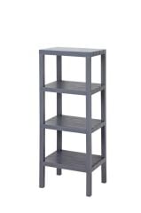 DecoBella Antrasit Modüler Raf 4lü