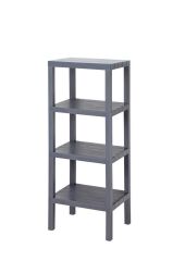 DecoBella Antrasit Modüler Raf 4lü