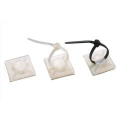 Klemsan Yapışkanlı Kablo Bağı Kroşesi 100lü Paket
