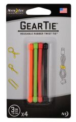 Nite Ize Gear Tie Kablo Düzenleyici 7.6cm 4lü Paket