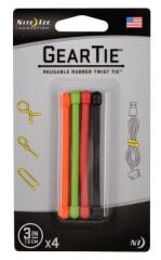 Nite Ize Gear Tie Kablo Düzenleyici 7.6cm 4lü Paket