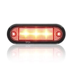 Sanel Gömme Led Basamak Lambası 12v Kırmızı