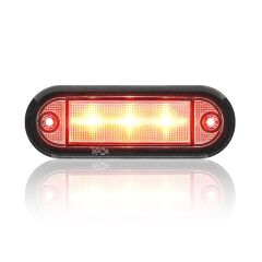 Sanel Gömme Led Basamak Lambası 12v Kırmızı