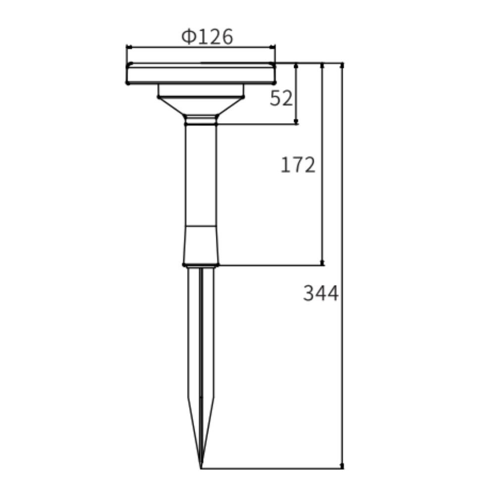 Fujiled Kazıklı Solar Bahçe Aydınlatma 2li Paket