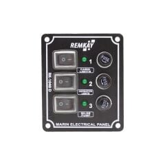 Remkay 12V İzoleli Dikey Switch Panel