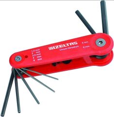 İzeltaş Kaset Tipi Allen Anahtar Takımı 7 Parça