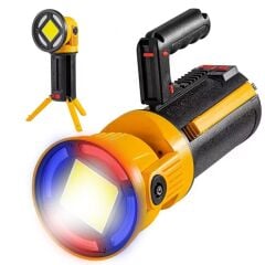 Powermaster MX-W5164-3 Çakarlı Led Şarjlı Işıldak