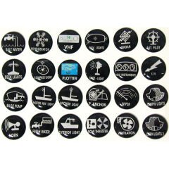 Lalizas Kontrol Panelleri İçin Sticker 24lü